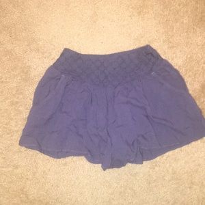 Blue shorts worn once.